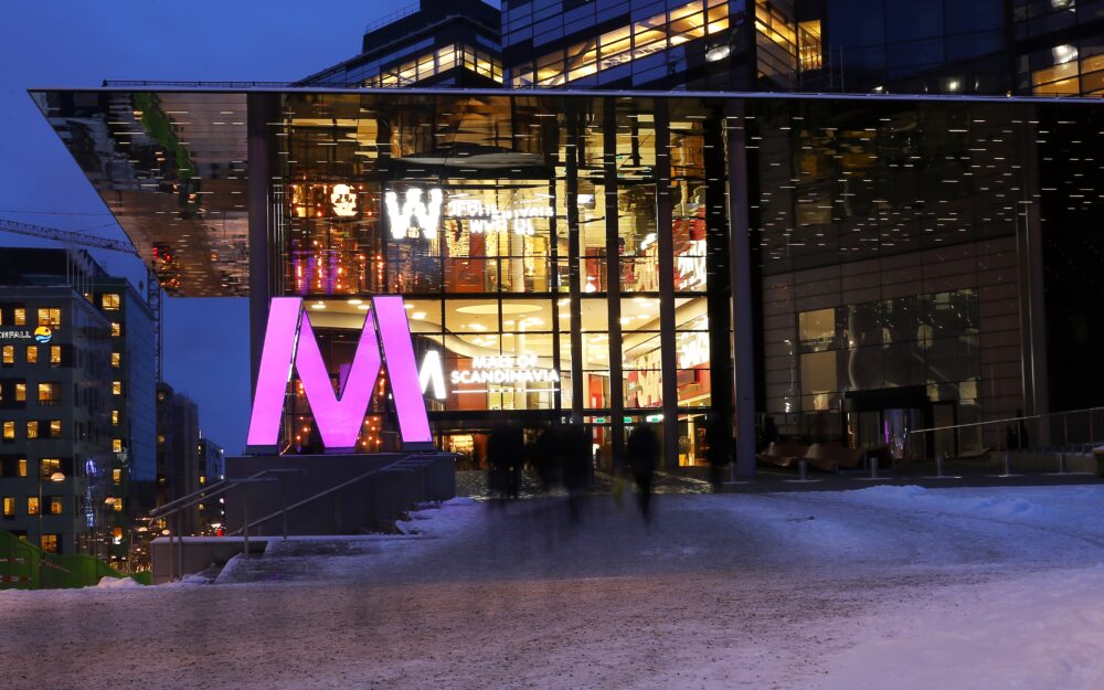 Fasadglas Mall of Scandinavia